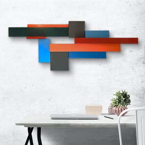 Escultura de Parede em MDF com pintura nitrocelulose (laca) - Romildo Silva Filho