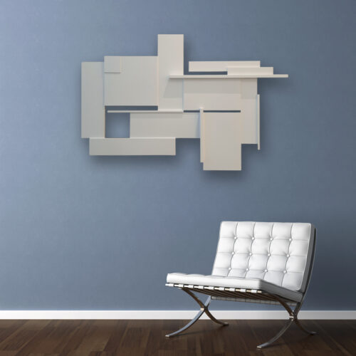 Escultura de Parede em Madeira e Laca RSF 12