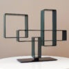 Escultura em Ferro Malabares #1 - Verde Escuro