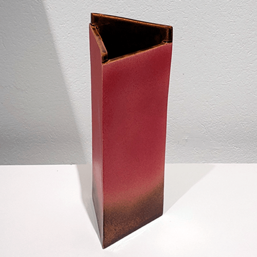 Vaso cerâmica alta temperatura Rhodes. Coleção Romildo Silva Filho.